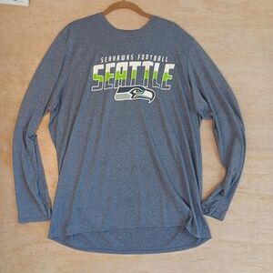 Seattle Seahawks Football Long Sleeve Shirt--Team Apparel --XL--Dri Fit